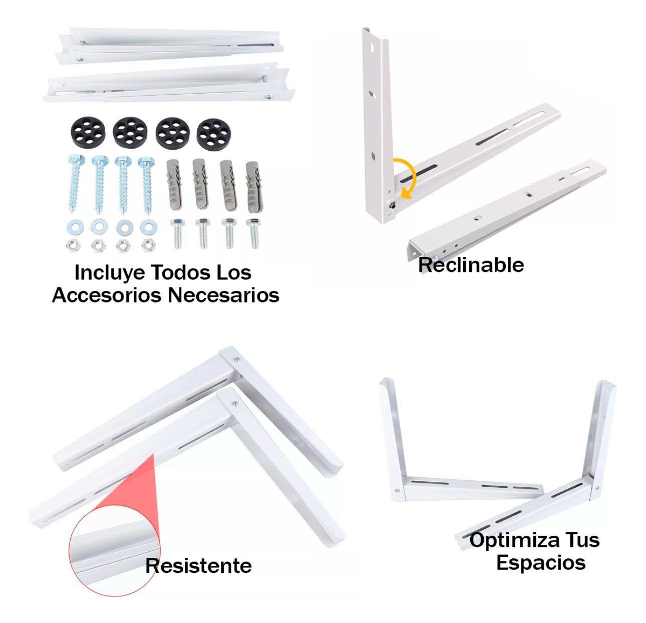 Soporte Muro Aire Acondicionado 9000 - 12000 BTU-3