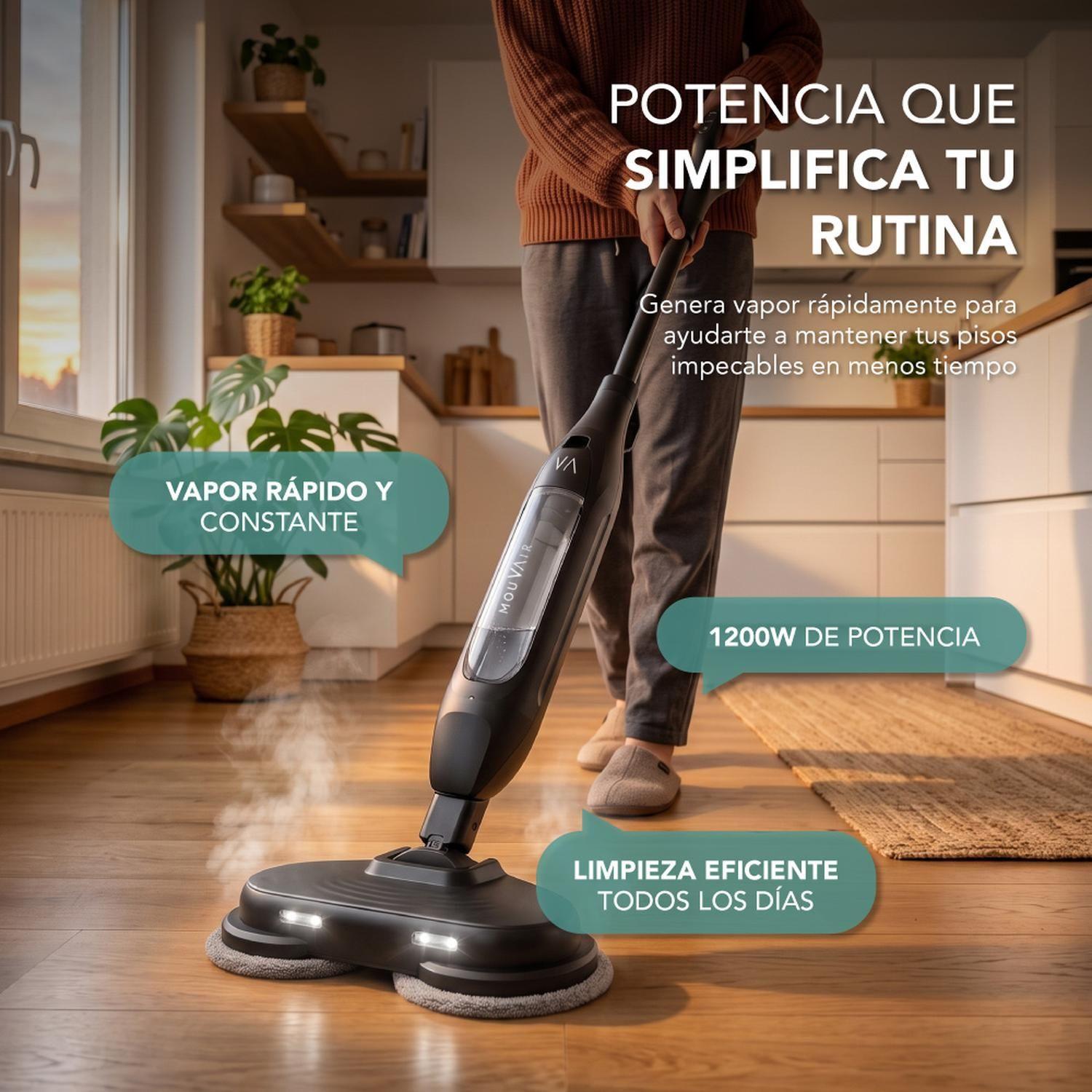 Mopa a vapor giratoria Mouvair Spin-5