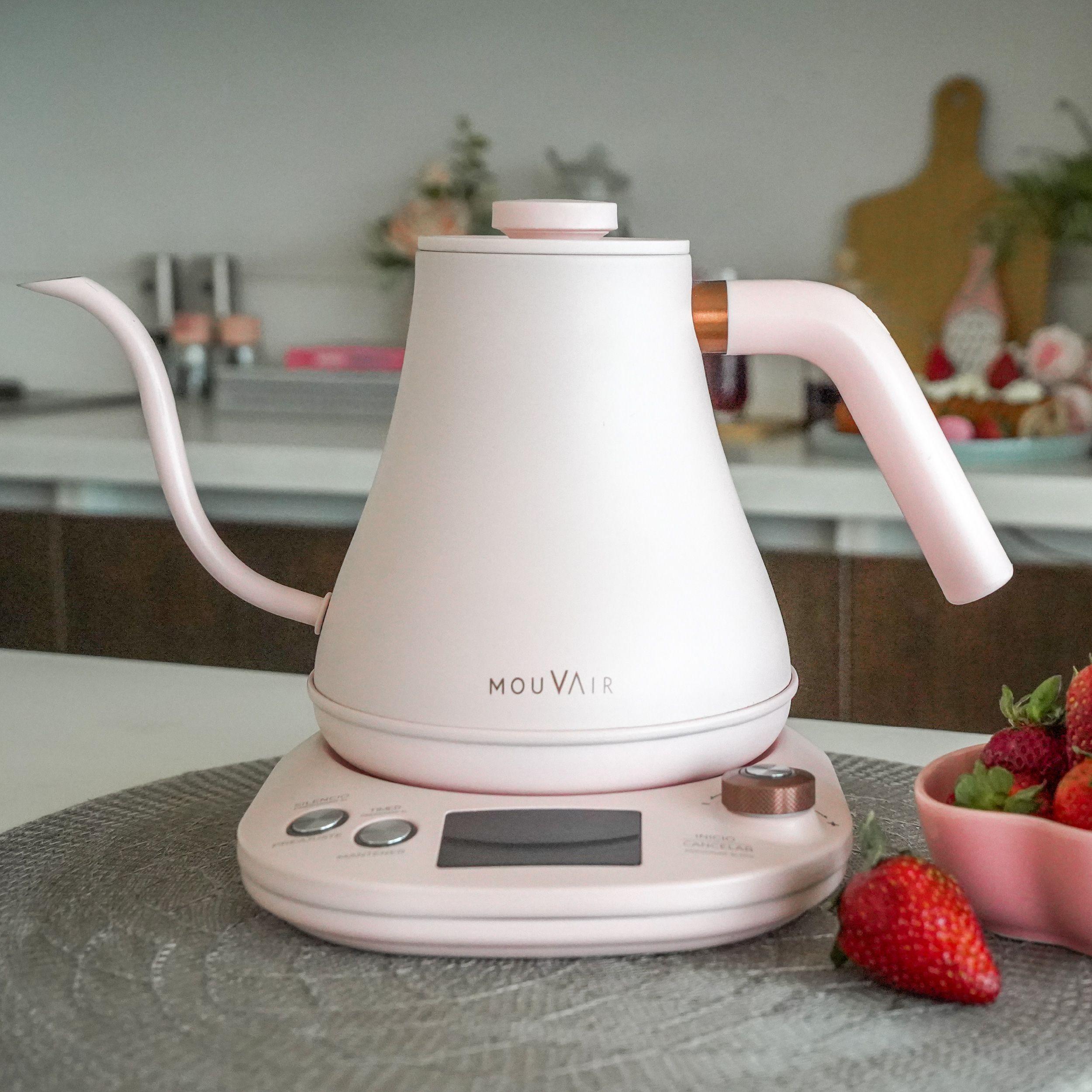 Hervidor Eléctrico con Control Temperatura Inteligente Cisne Mouvair Swan Rosa-5