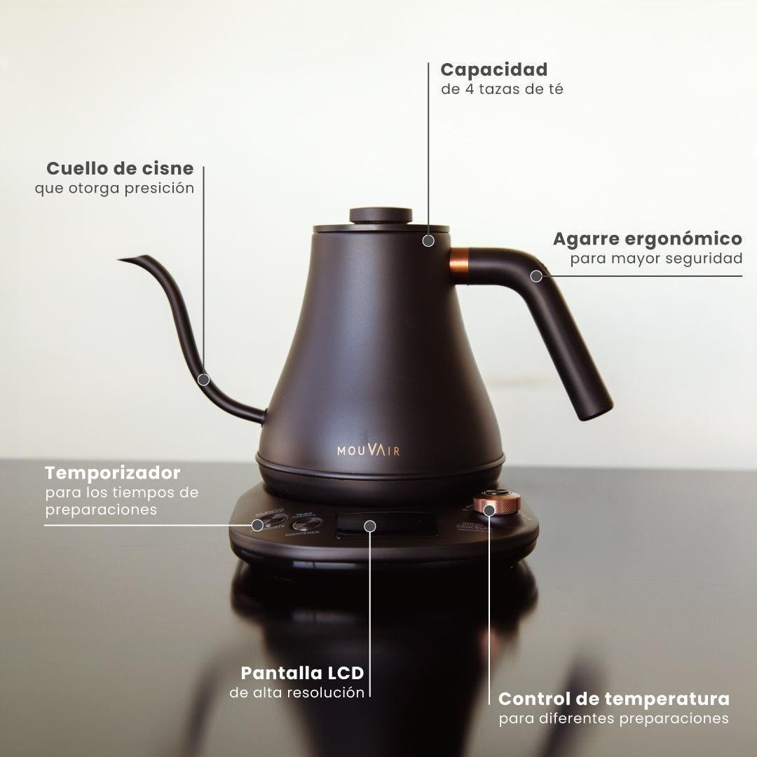 Hervidor Eléctrico Cuello de Cisne con Control de Temperatura Mouvair Swan -2
