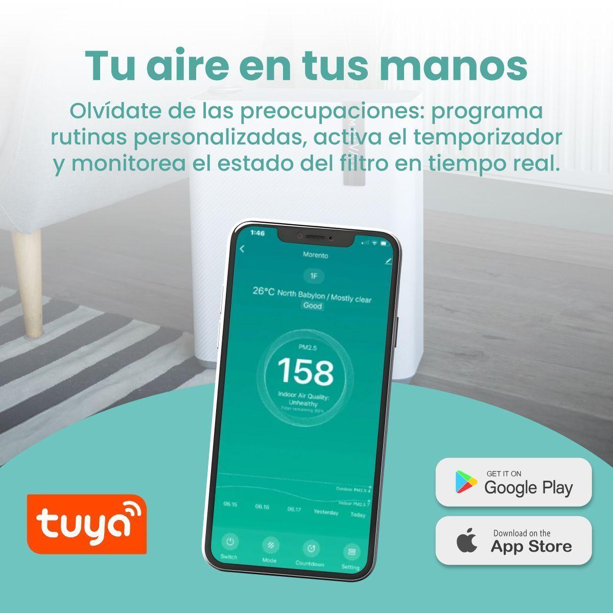 Purificador de Aire con humidificador Mouvair Calm-2