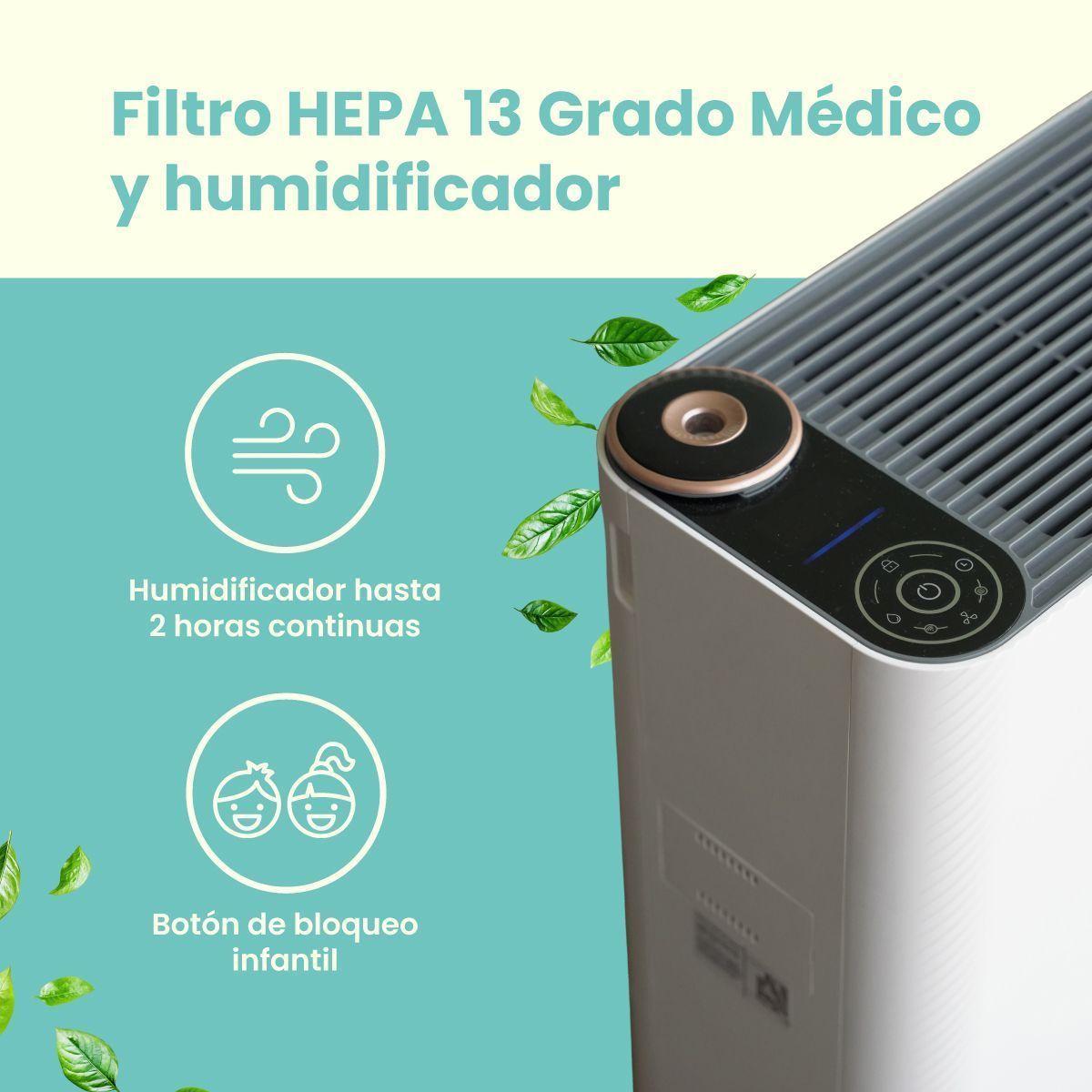 Purificador de Aire con humidificador Mouvair Calm-3