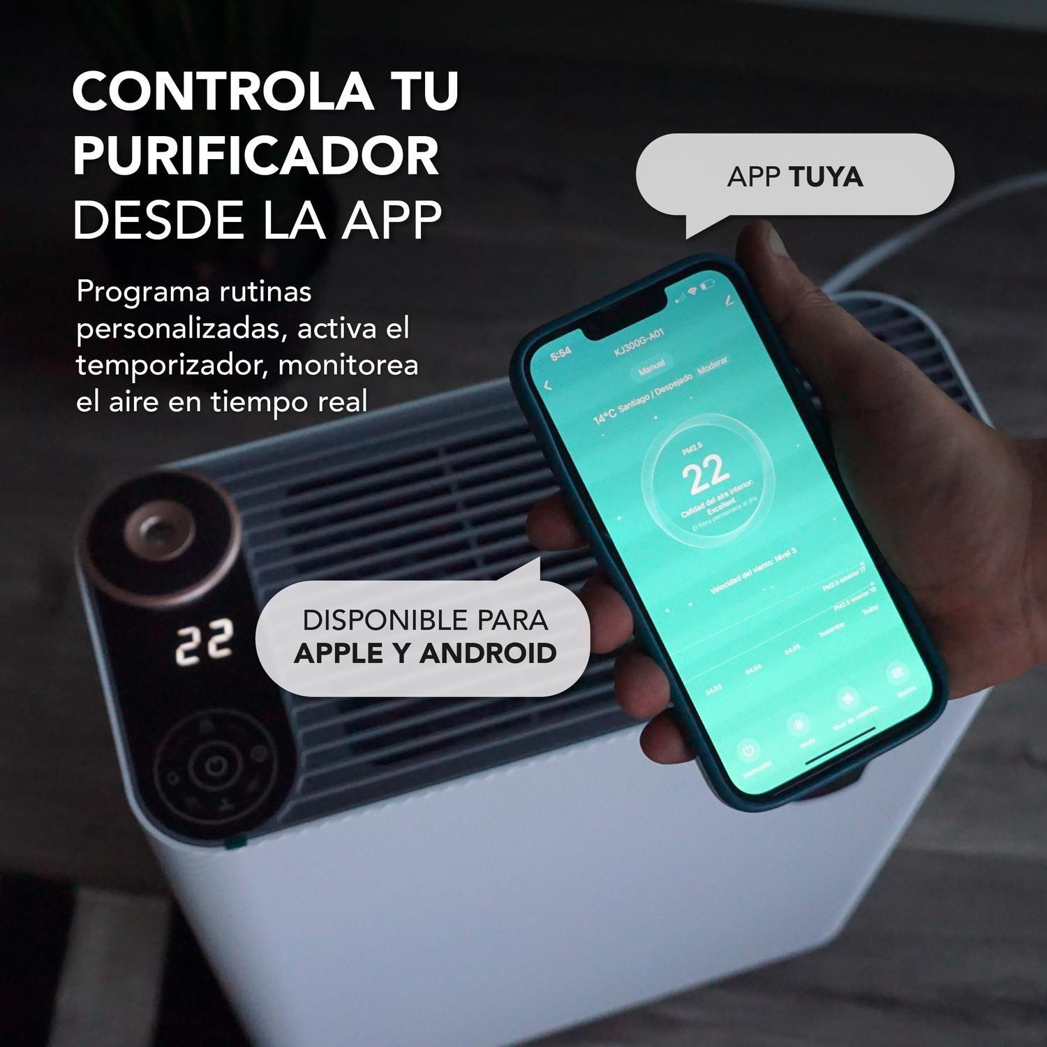 Purificador de Aire con humidificador Mouvair Calm-4