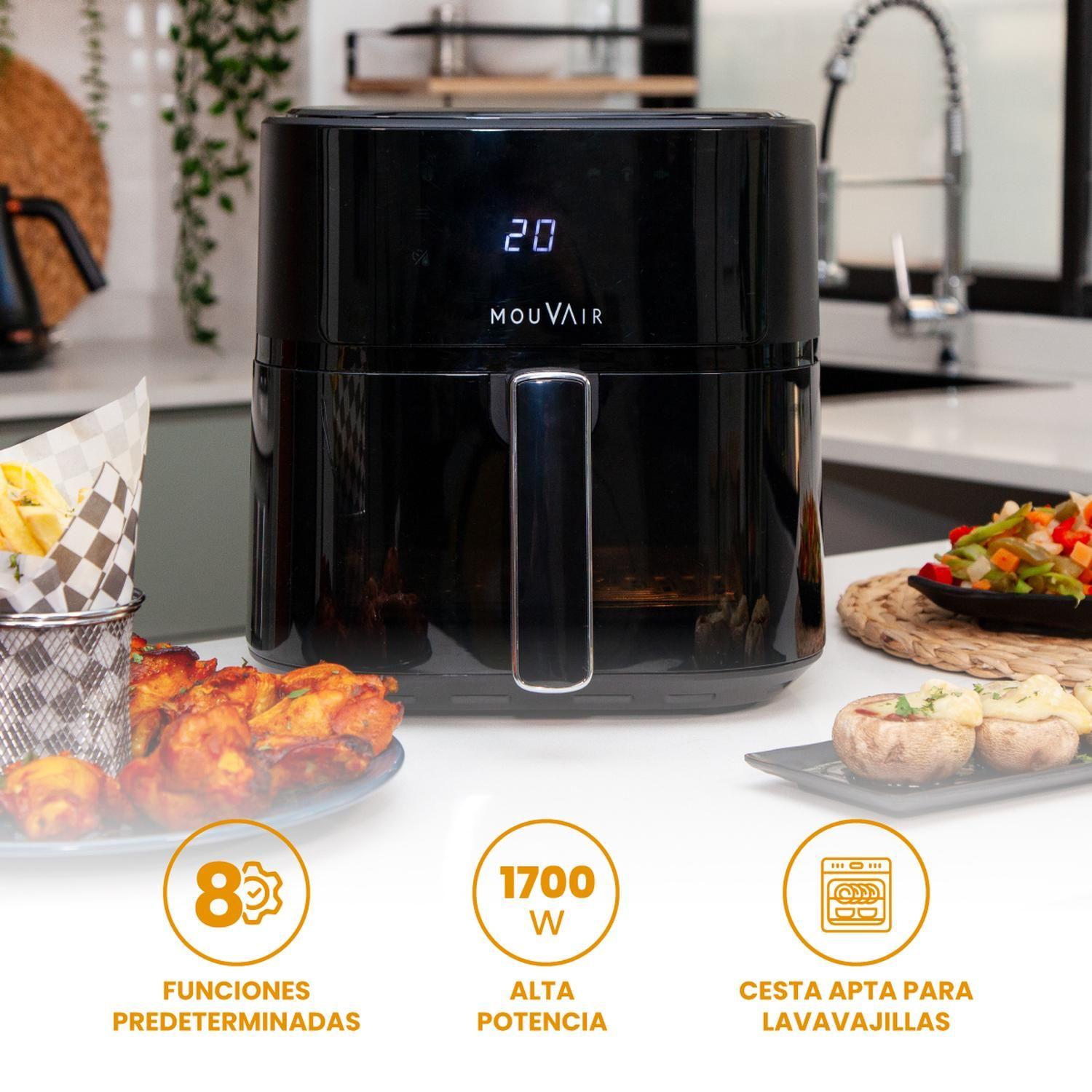 Pack Freidora Clear Fry 6L + Rociador de Aceite + Molde de Silicona-4
