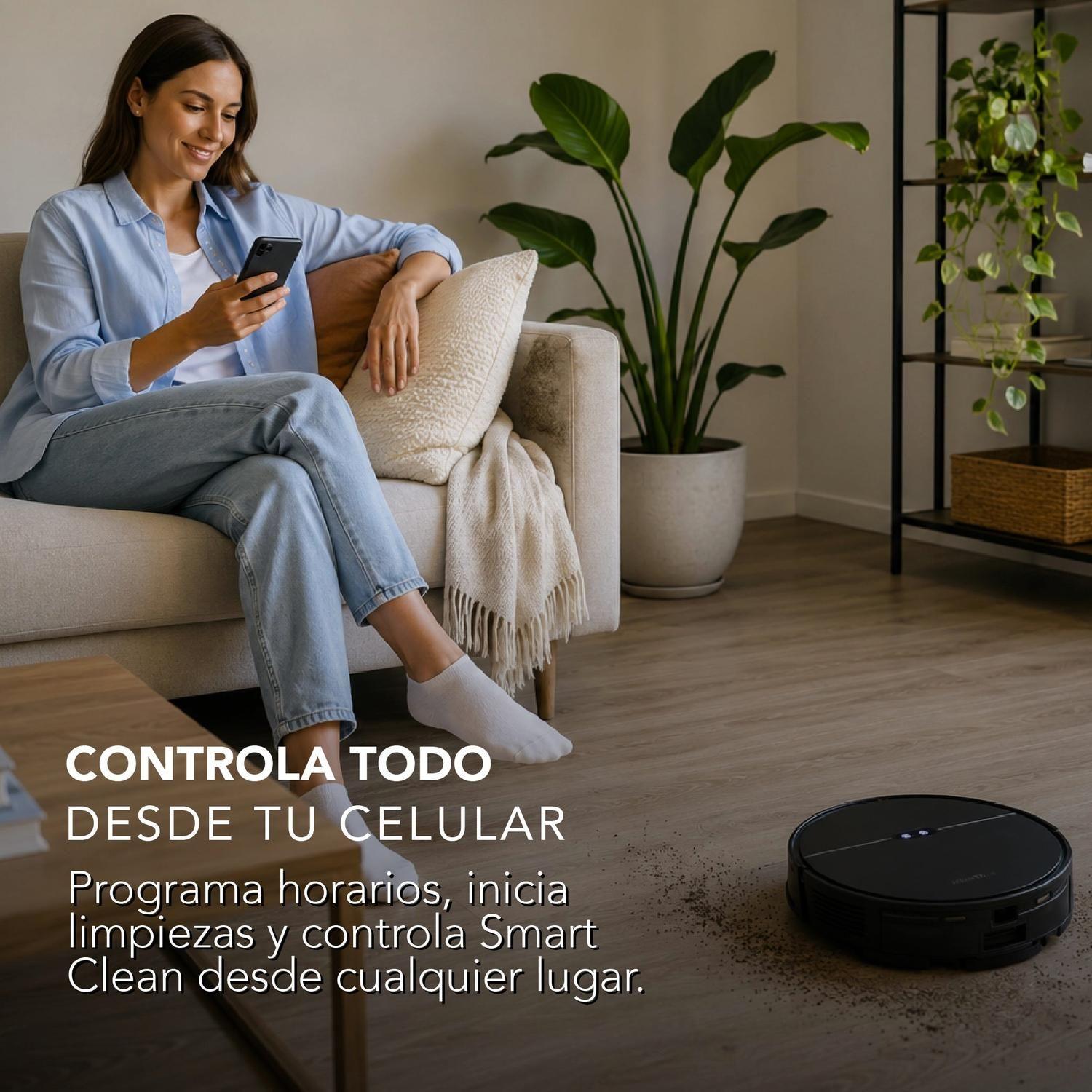 Aspiradora Robot y Trapeadora Mouvair Smart Clean-4