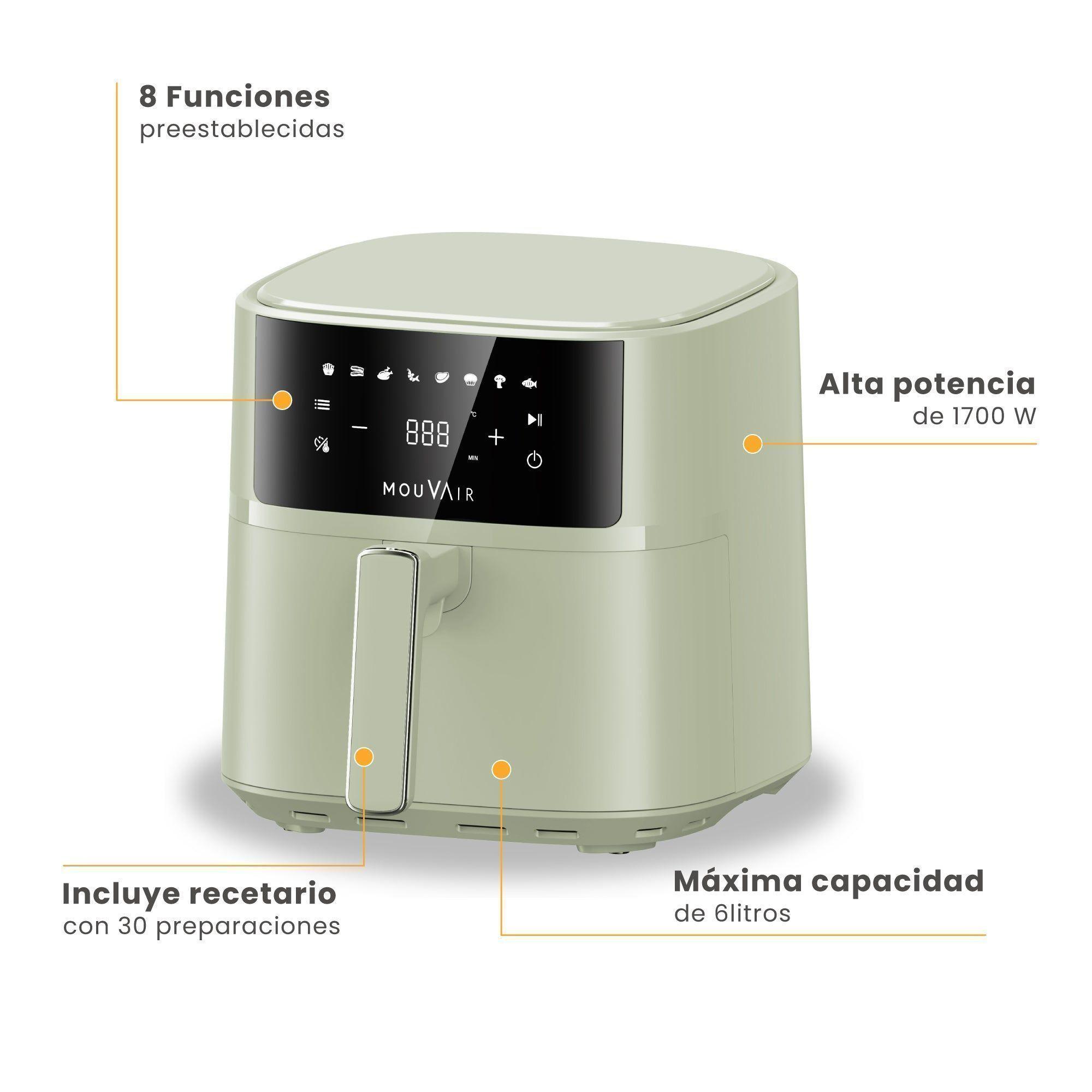 Freidora de Aire Mouvair Fry 6 L-2