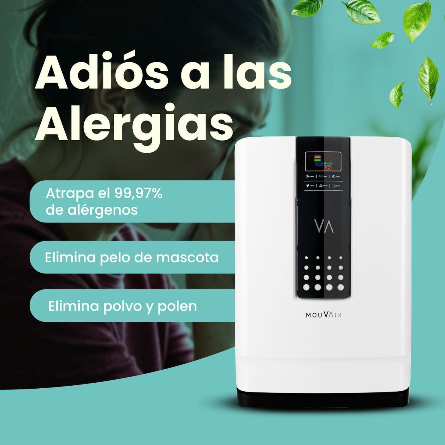 Purificador de Aire Mouvair Zen con HEPA H13 (Grado Médico)-2