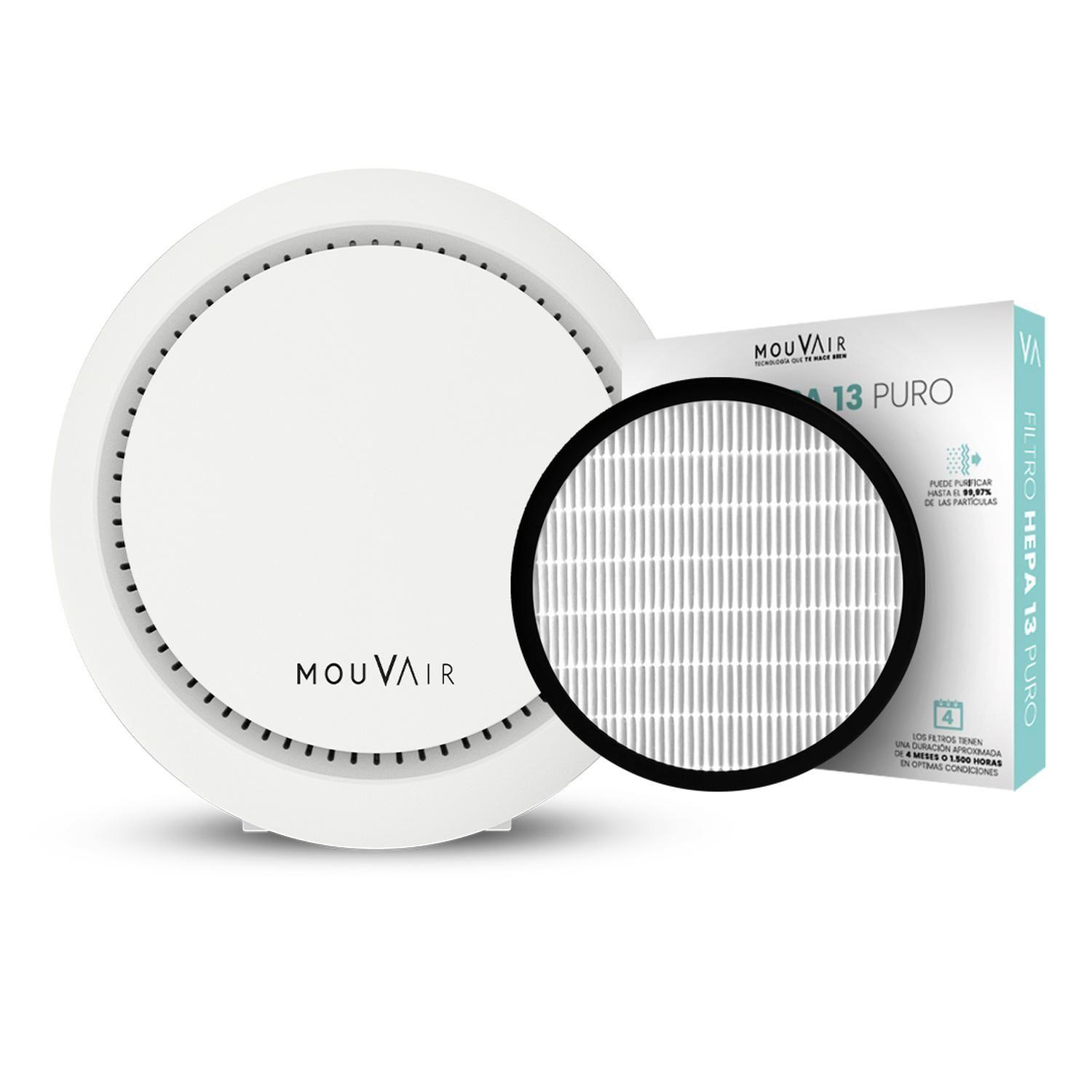 Purificador de Aire Mouvair Om + Filtro HEPA H13-0