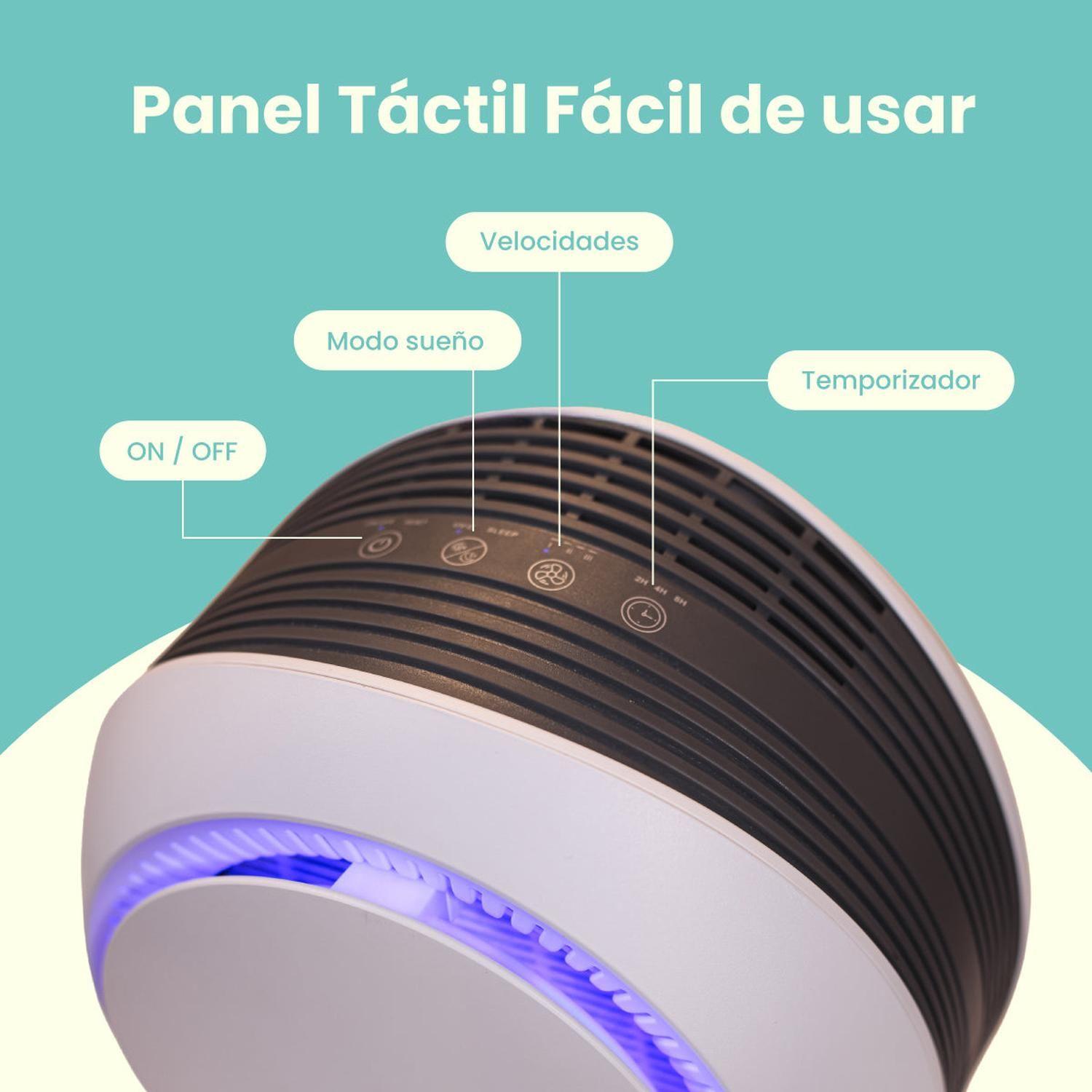 Purificador de Aire Mouvair Om + Filtro HEPA H13-6