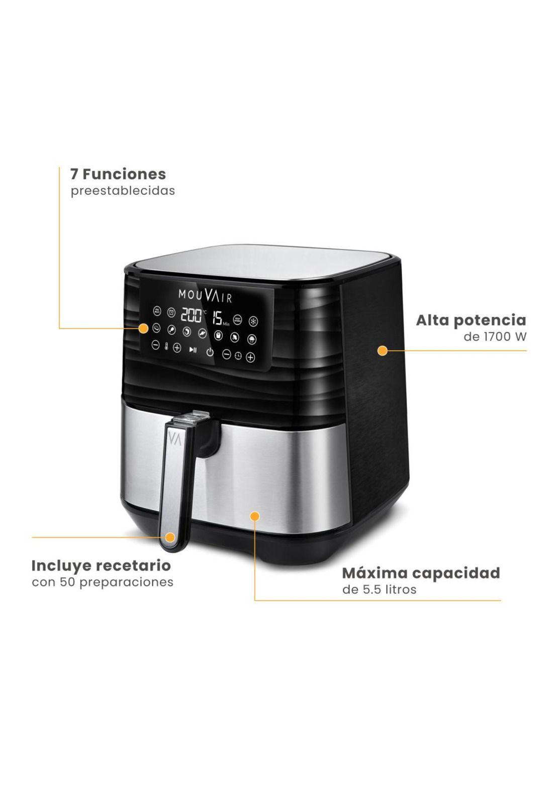 Freidora de Aire 5.5L Mouvair Gourmet-2
