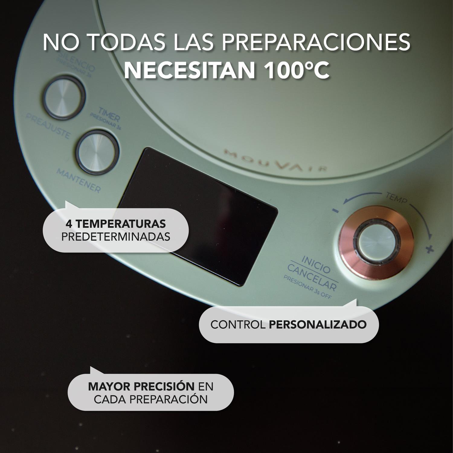 Pack Hervidor Inteligente Mouvair Swan + Molinillo de Café Eléctrico-3