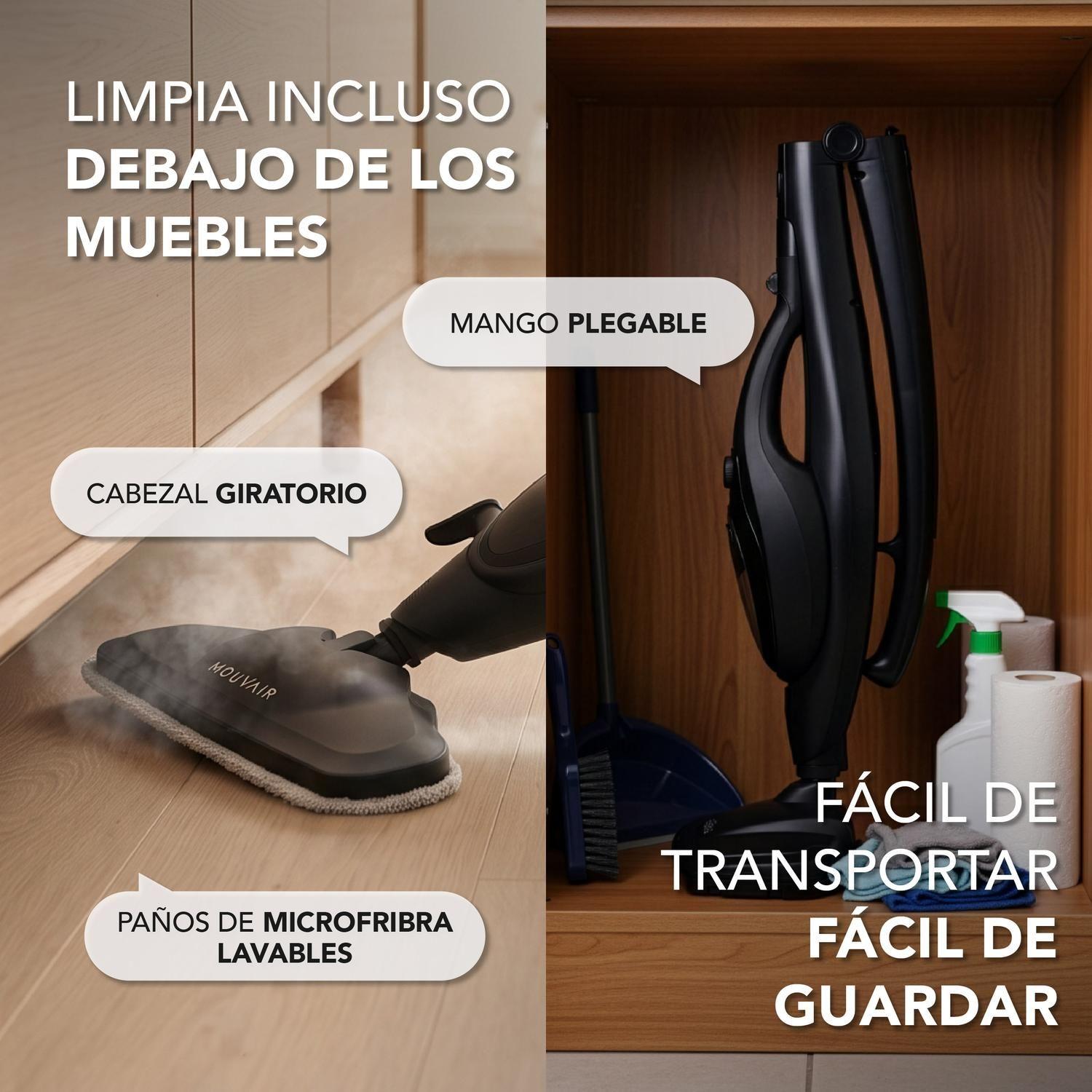Mopa de Vapor 8 en 1 Mouvair Steam-4