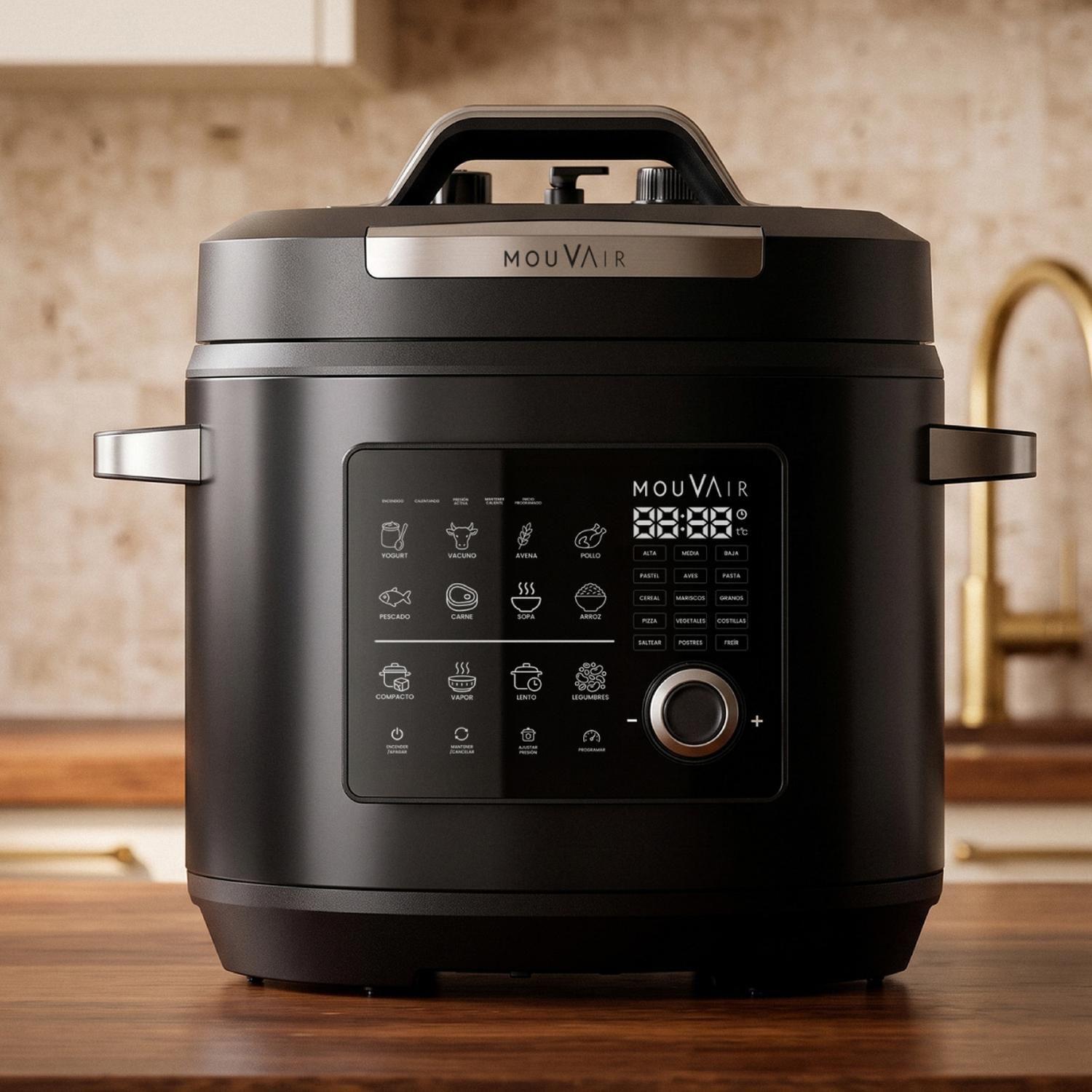 Olla Eléctrica Multifuncional Mouvair Cook 8L-5