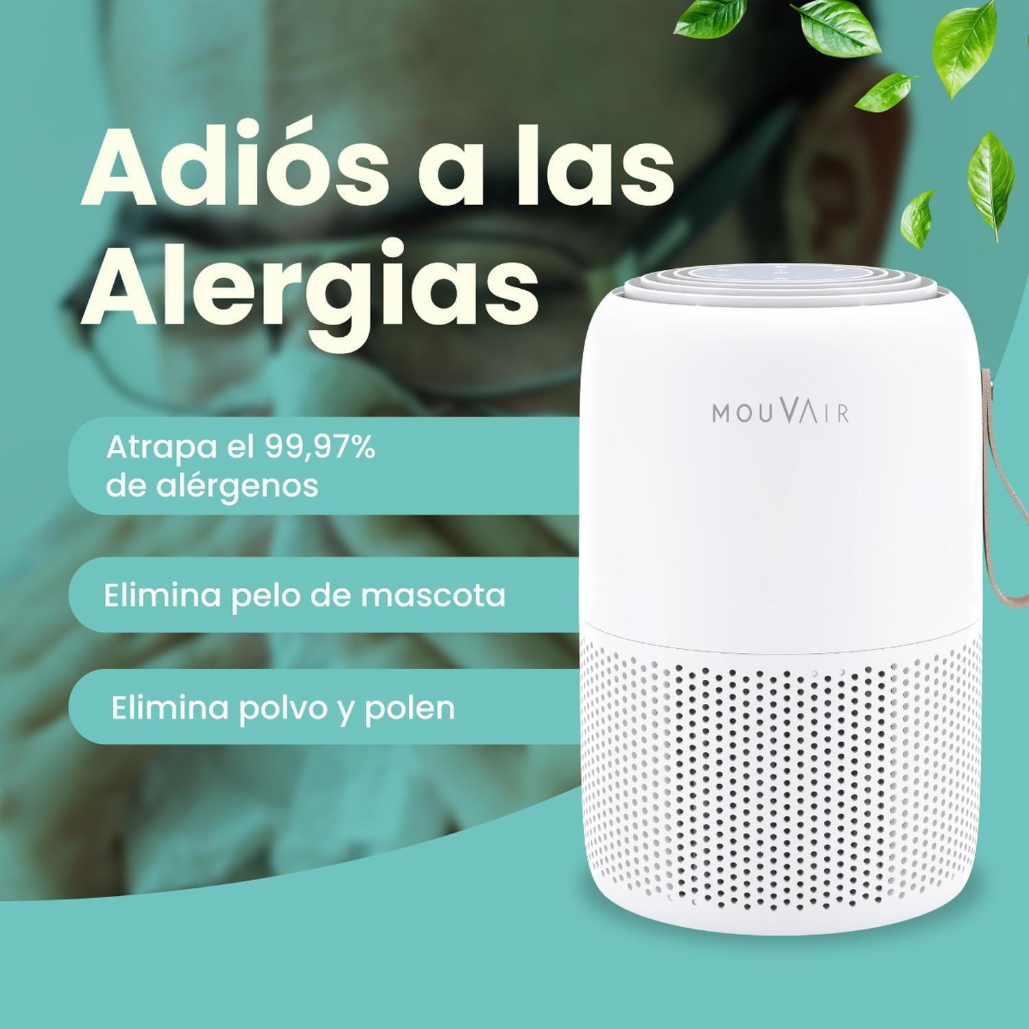 Pack Purificador de aire Mouvair Vital + Filtro HEPA H13-6