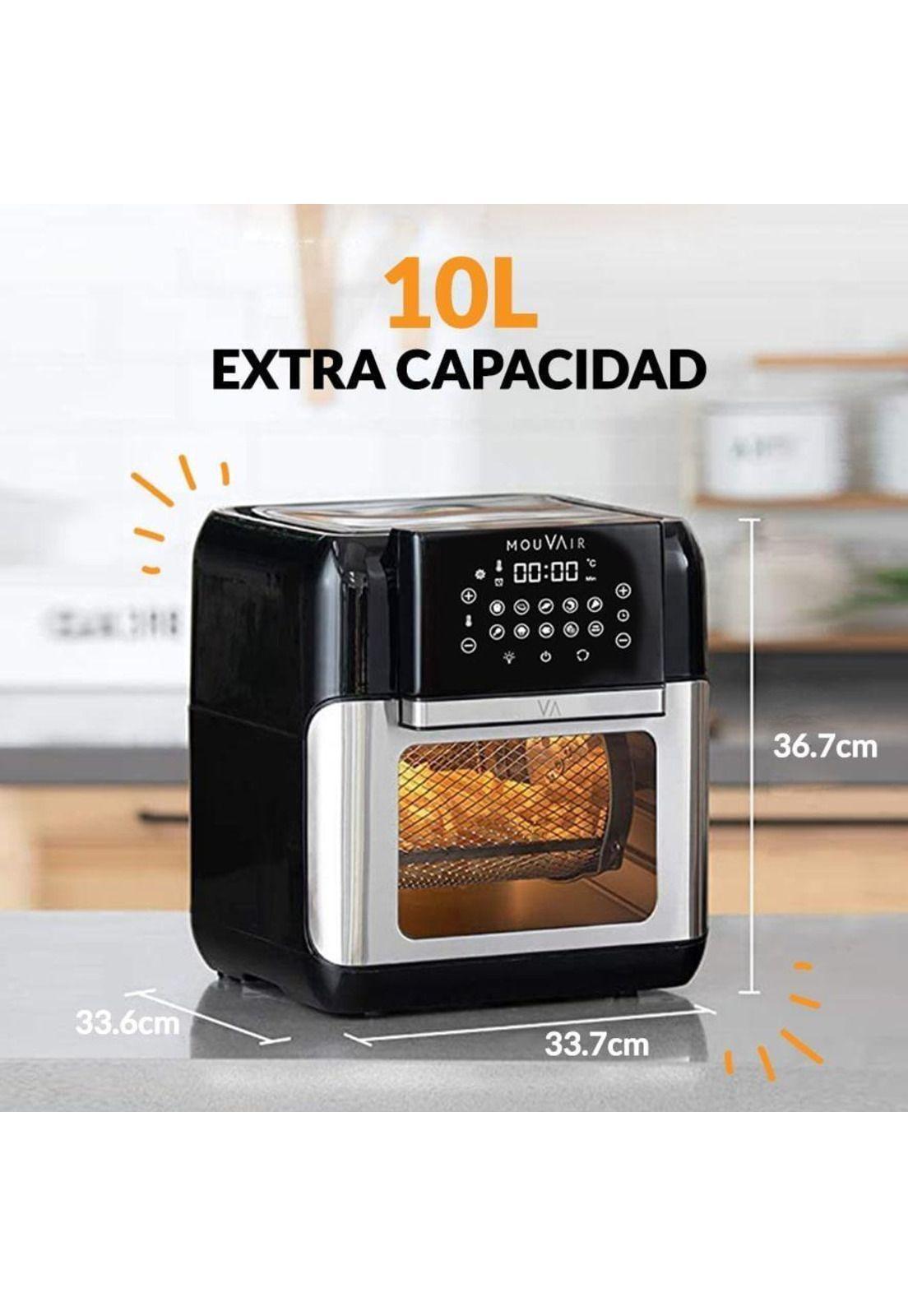 Horno Freidora Crisp 10 L + Molde de Silicona-4