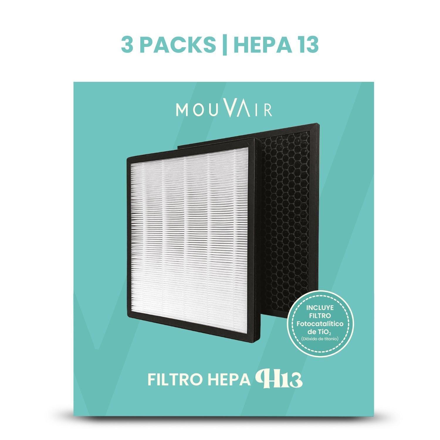Pack De Filtros HEPA H13 Mouvair Zen (grado médico)-0