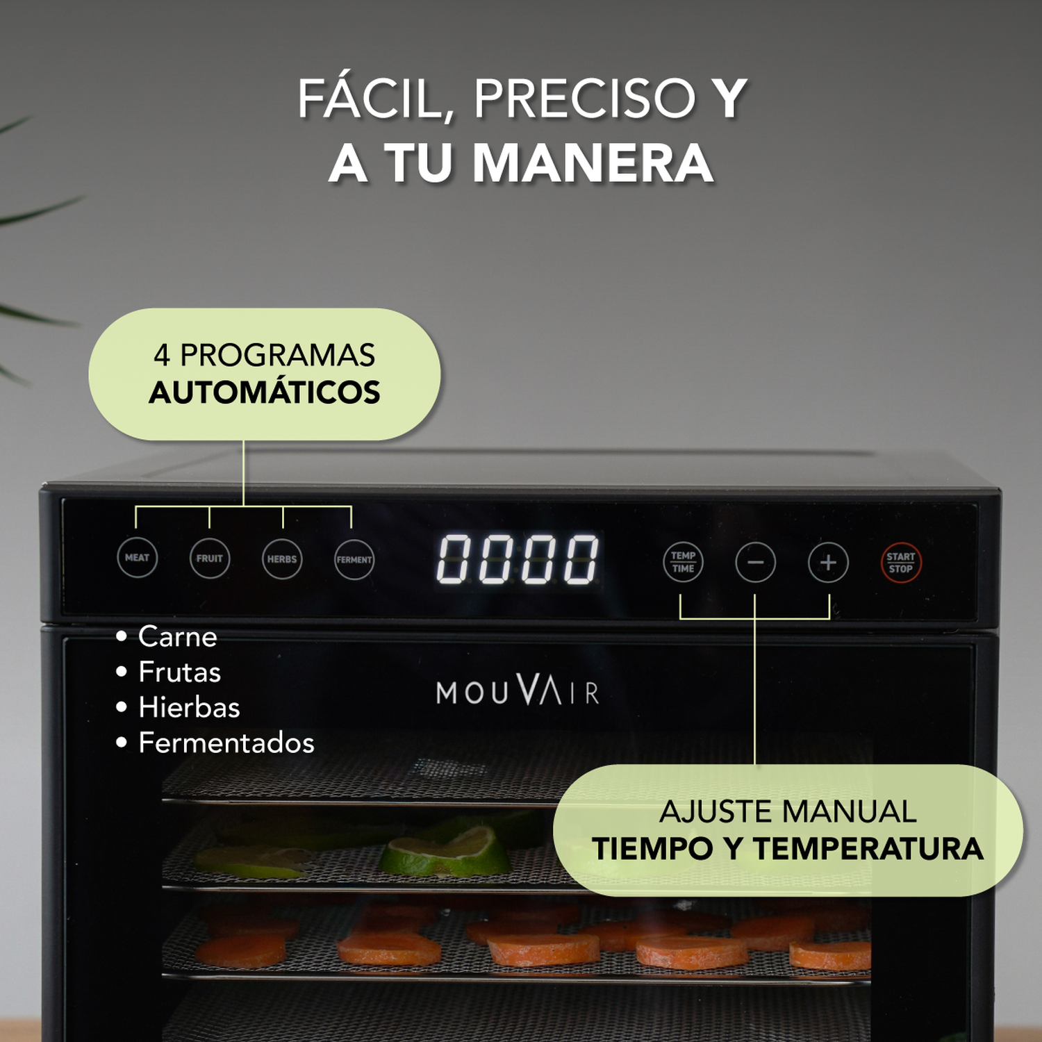 Deshidratador de Alimentos Mouvair Dry-4