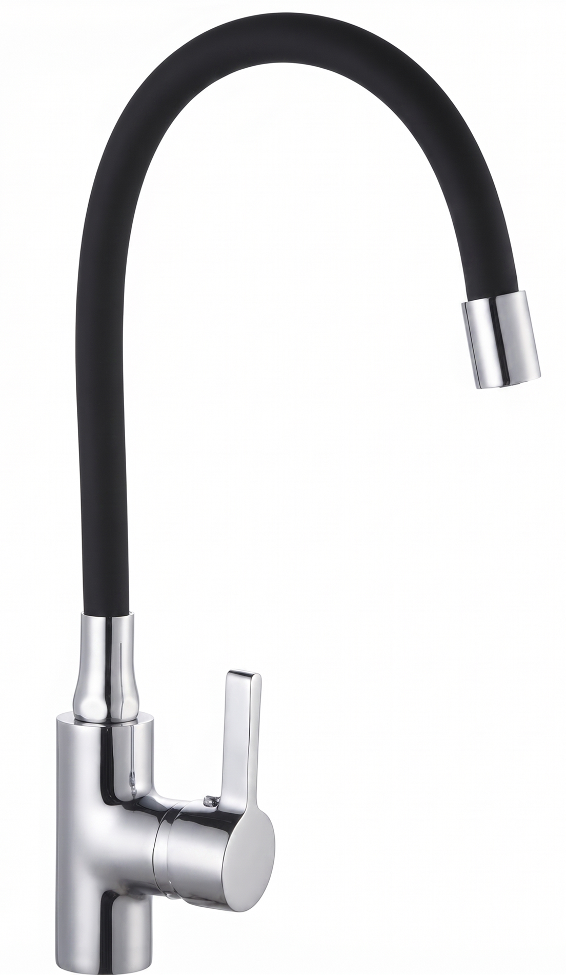Monomando Lavaplatos Cuello Flexible Negro-0