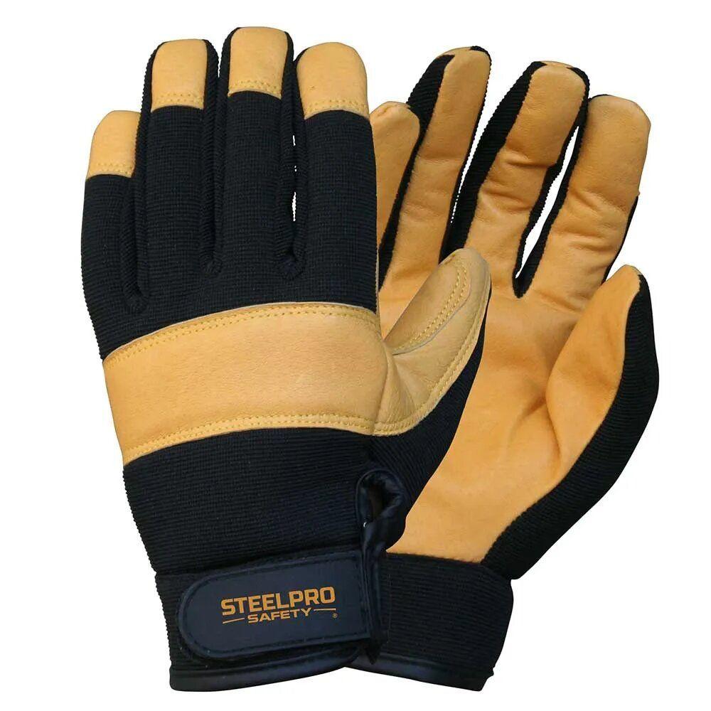 Guante Semi cuero  Work-0