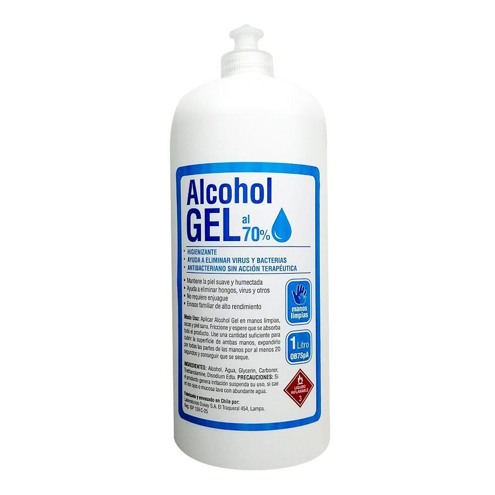 Alcohol Gel 70% De Manos Limpias 1 Litro Isp-0