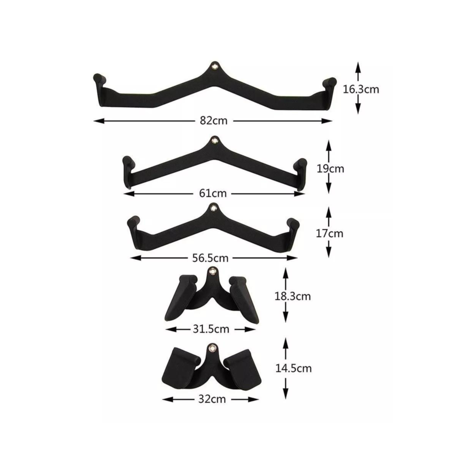Set de 5 Agarres Ergonómicos - Poleas Power Grip-2
