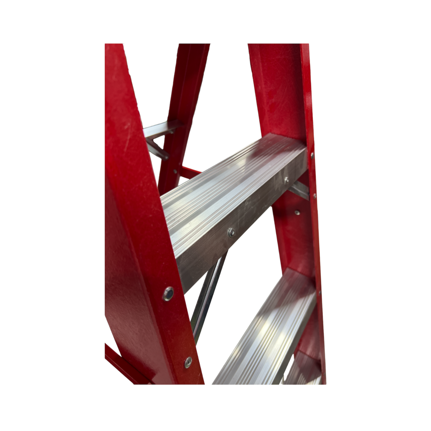 Escalera de Fibra de Vidrio Tipo Tijera 2.10 Mt-3