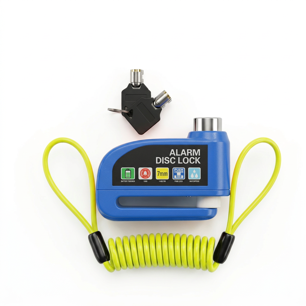 Candado para Disco de Moto con Alarma 110dB-0