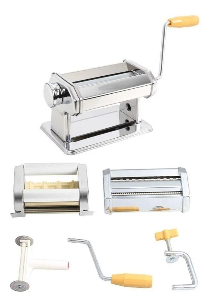 Máquina De Ravioles Y Pasta Acero Inox. 3 En 1-3