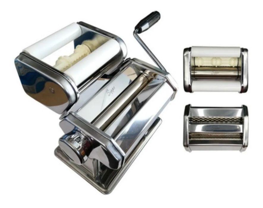 Máquina De Ravioles Y Pasta Acero Inox. 3 En 1-0