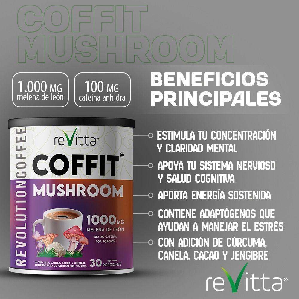Café Coffit Mushroom + Melena De León 300g. Hongo Adaptógeno-2