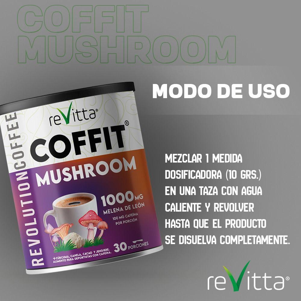Café Coffit Mushroom + Melena De León 300g. Hongo Adaptógeno-4