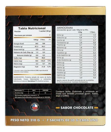 7 Sachets Proteina Hidrolizada Iso Win 30 Grs.-1