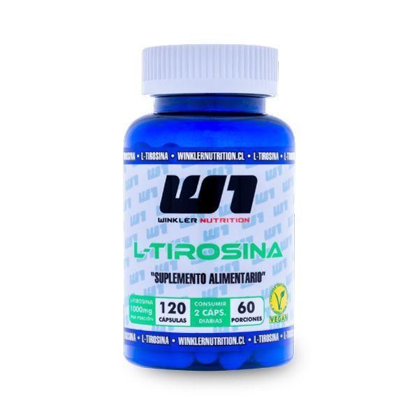 L-Tirosina 1000mg Control de peso 120 cápsulas-0