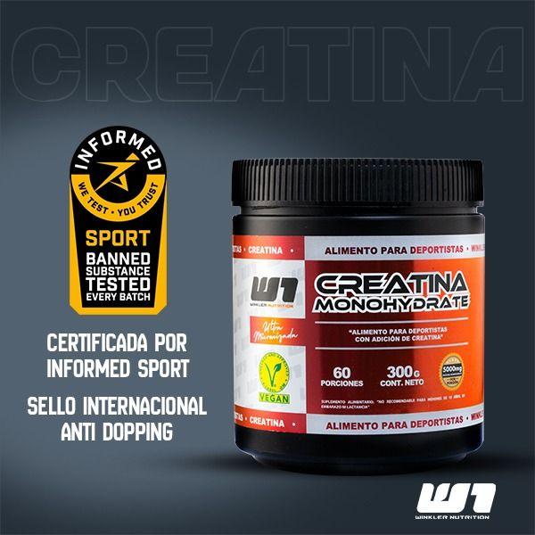 Creatina Monohidrato Ultramicronizada 300g Winkler Nutrition-2