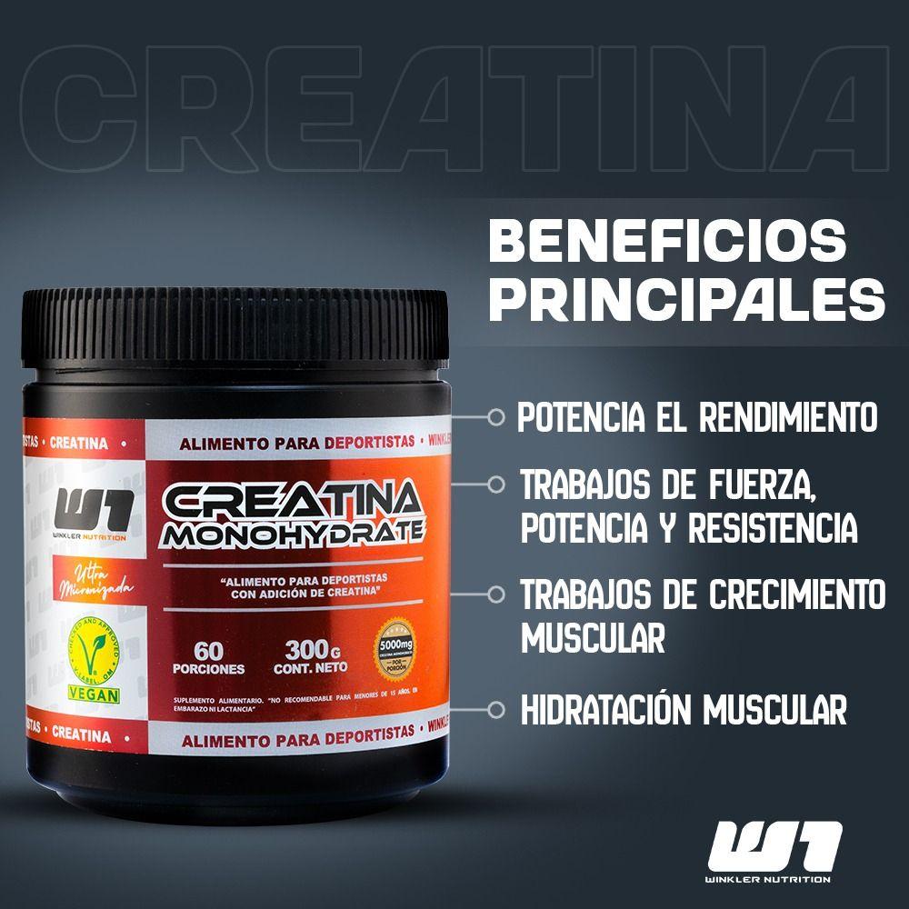 Creatina Monohidrato Ultramicronizada 300g Winkler Nutrition-3