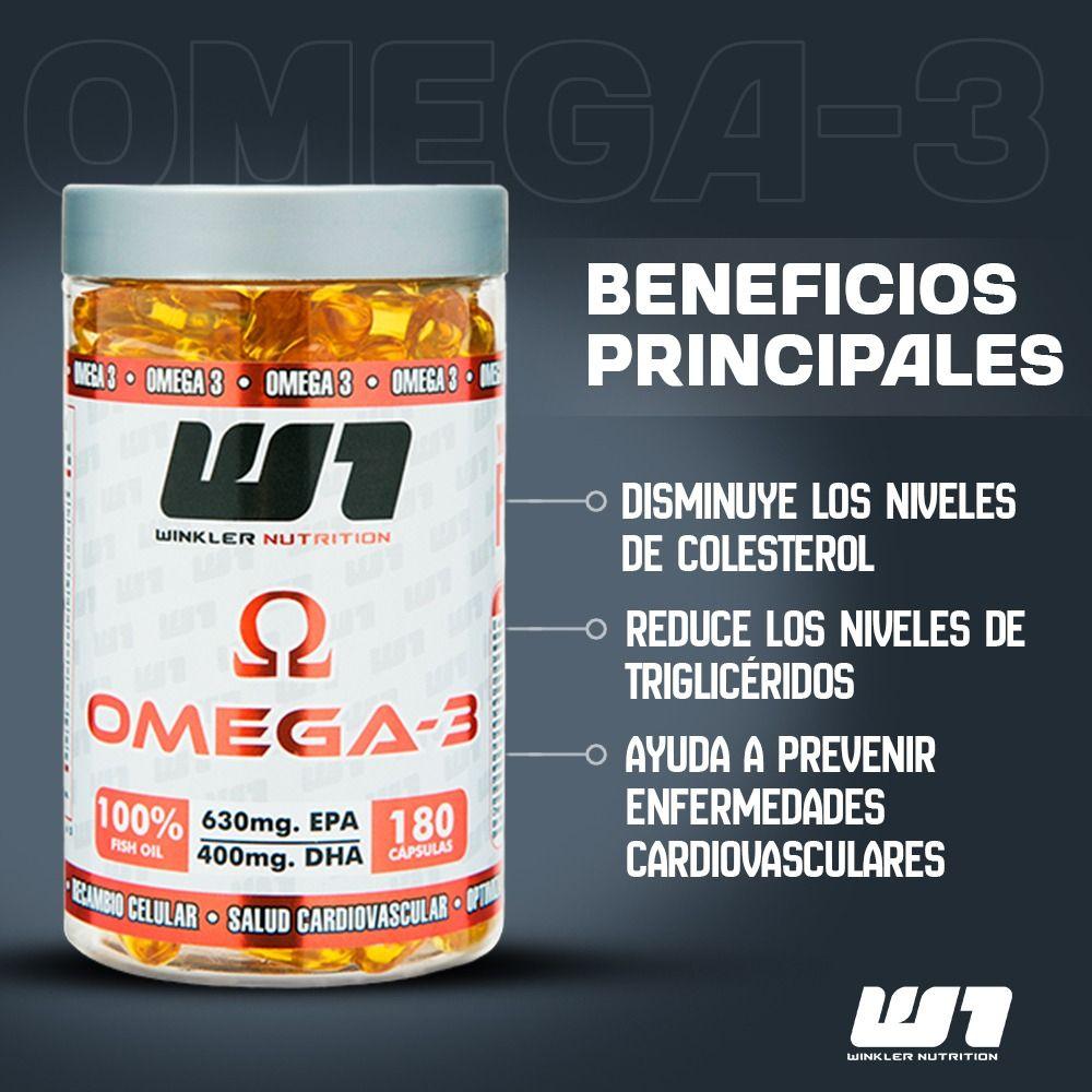 Omega 3 180 Caps. Winkler Nutrition-2