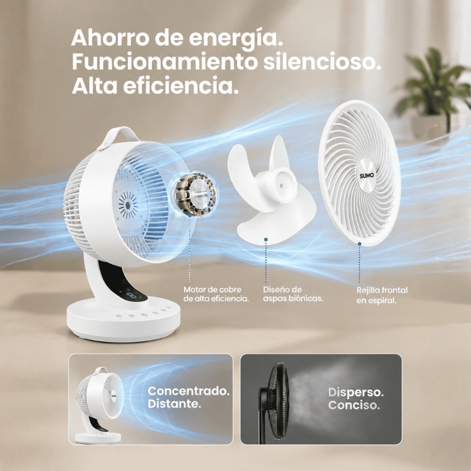 Ventilador Silencioso Orbit VM-45 Brisa Envolvente-3