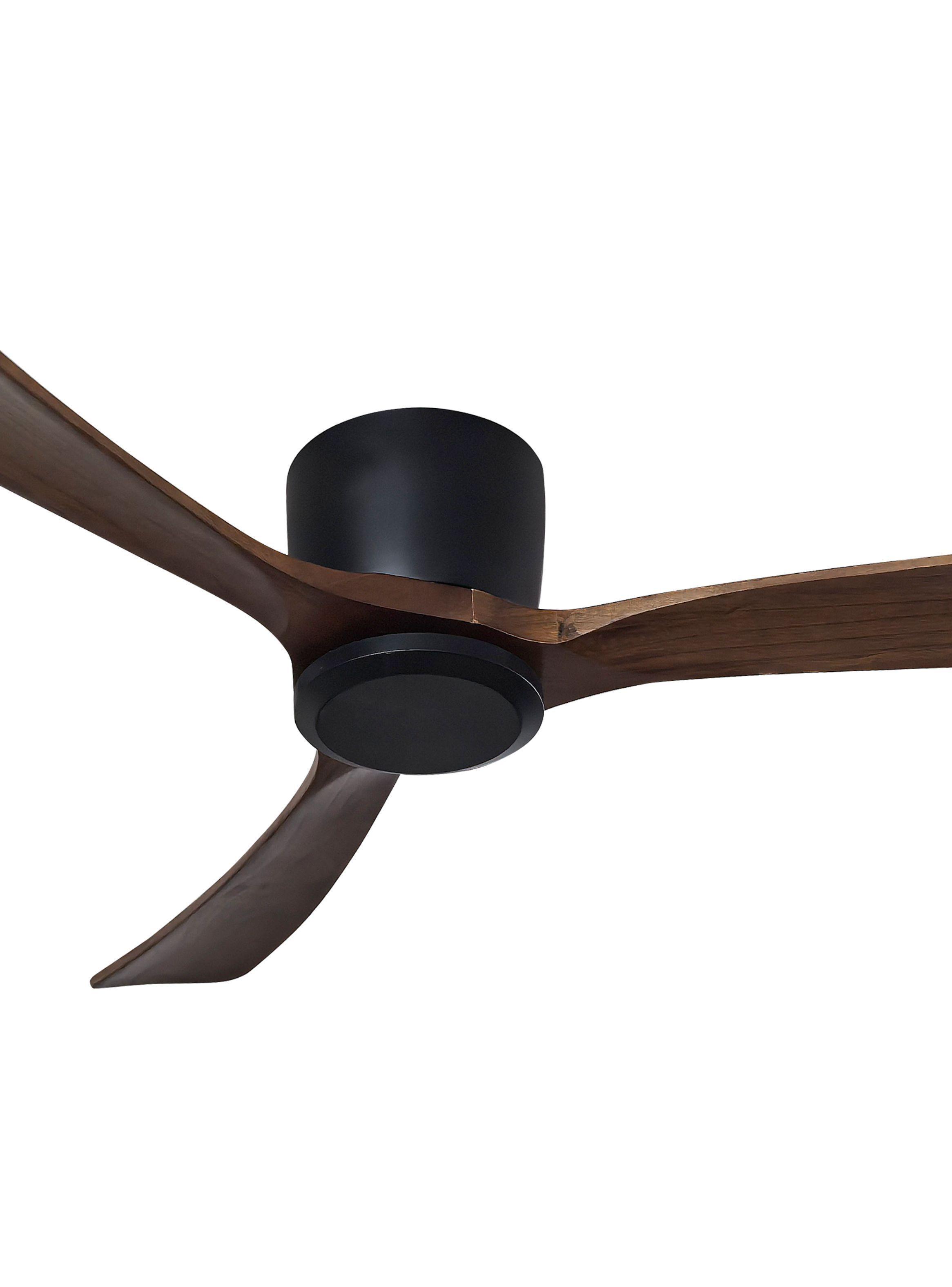 Ventilador de techo Sumo VT50 Negro 52" 3 Aspas de madera natural-1