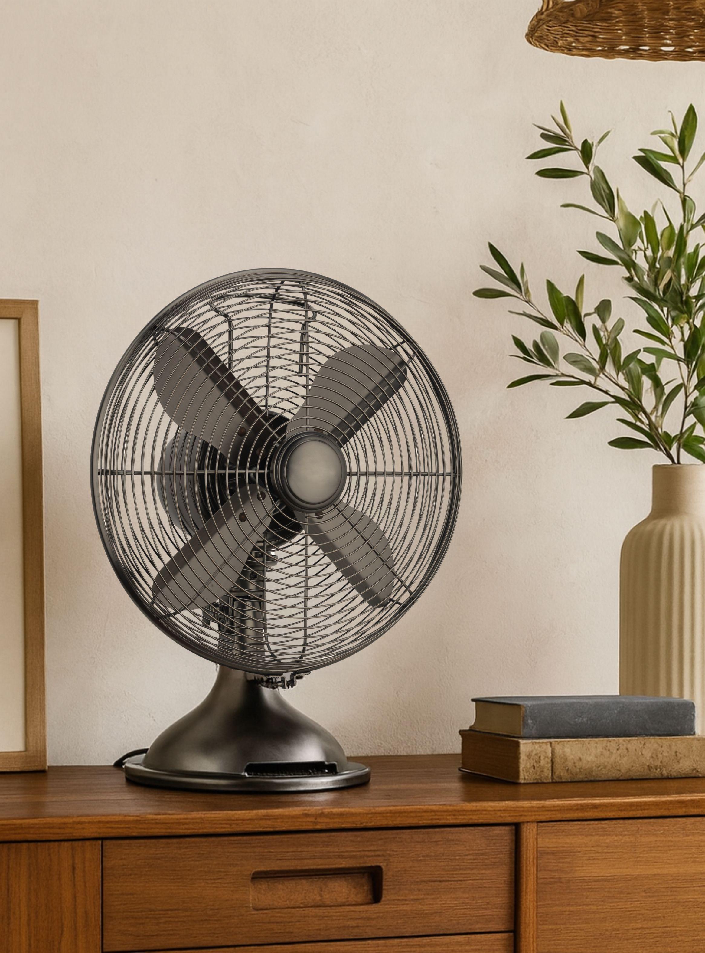 Ventilador de mesa retro Sumo VM30 12" Negro-3