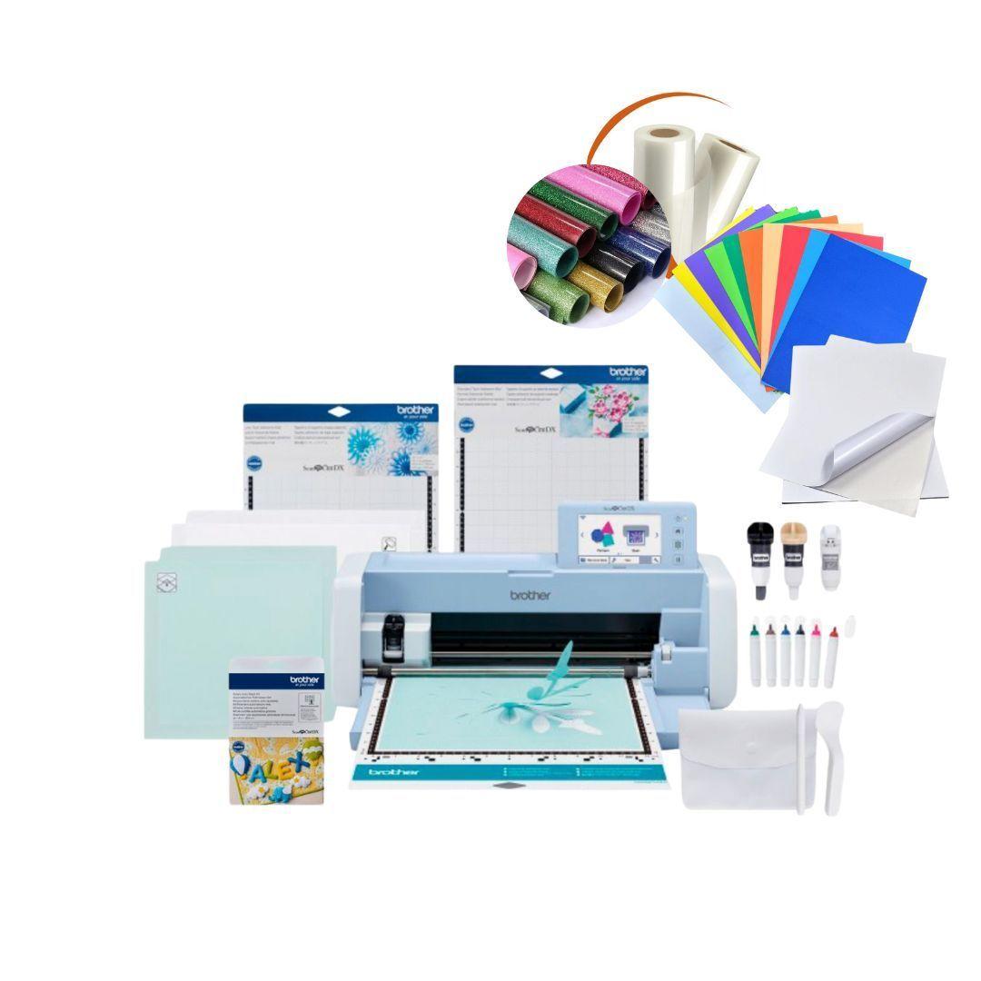Kit Scan Brother+ Kit cuchilla automática rotatoria telas + Regalos-0