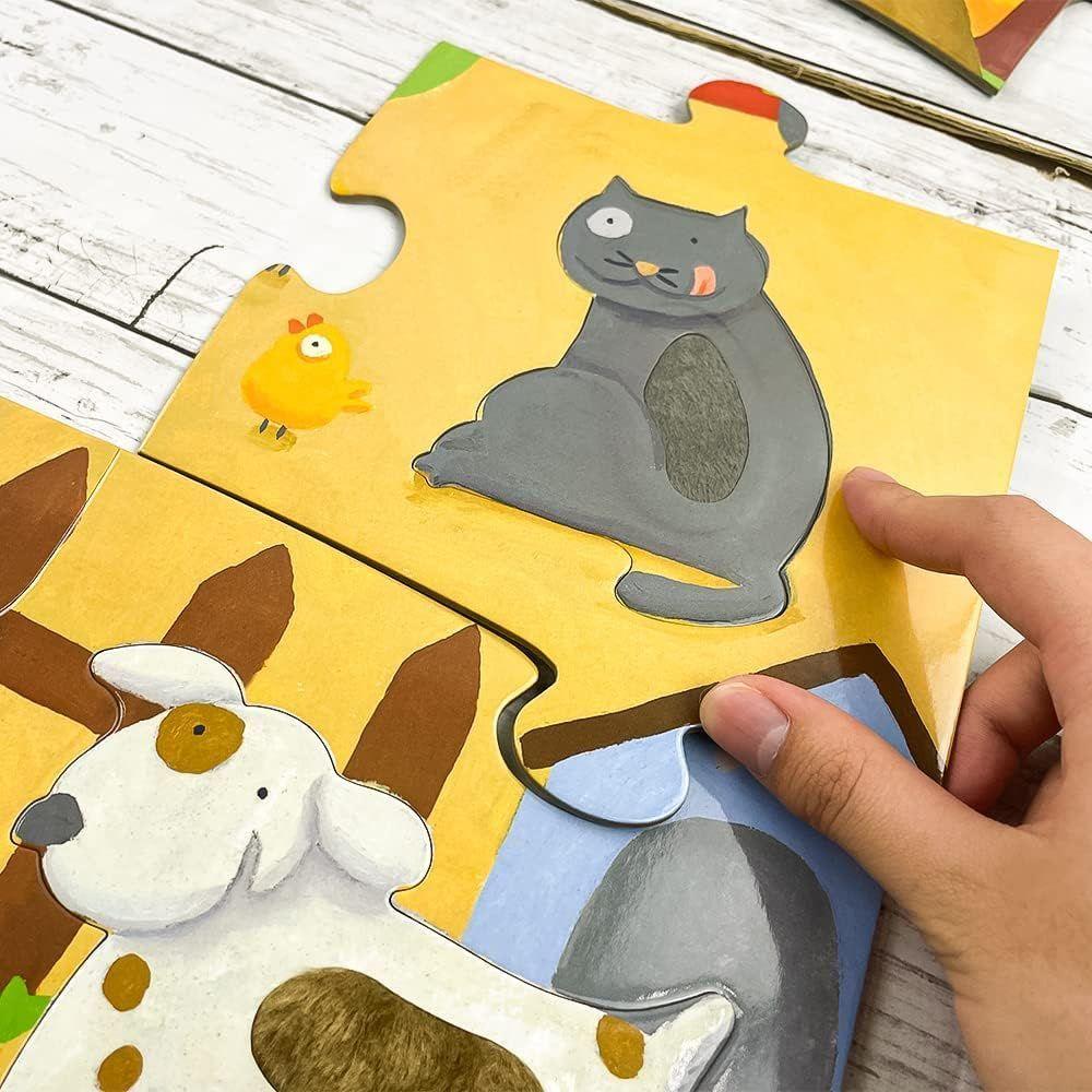 Puzle Madera Texturas 20 pz Granja-3