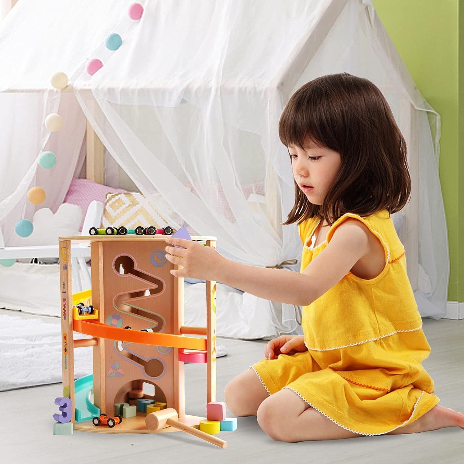 Juego Encaje y Circuito Madera-2