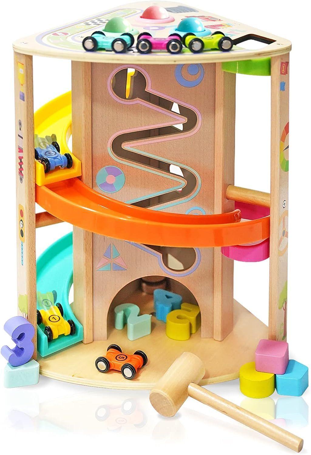 Juego Encaje y Circuito Madera-3