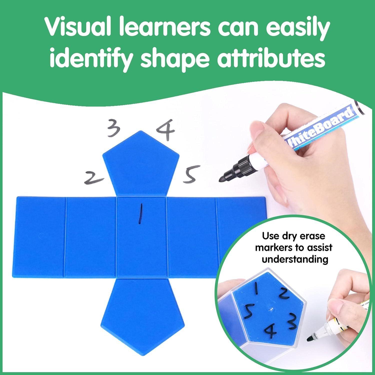 Cuerpos Geométricos Plegables 12 pz-3