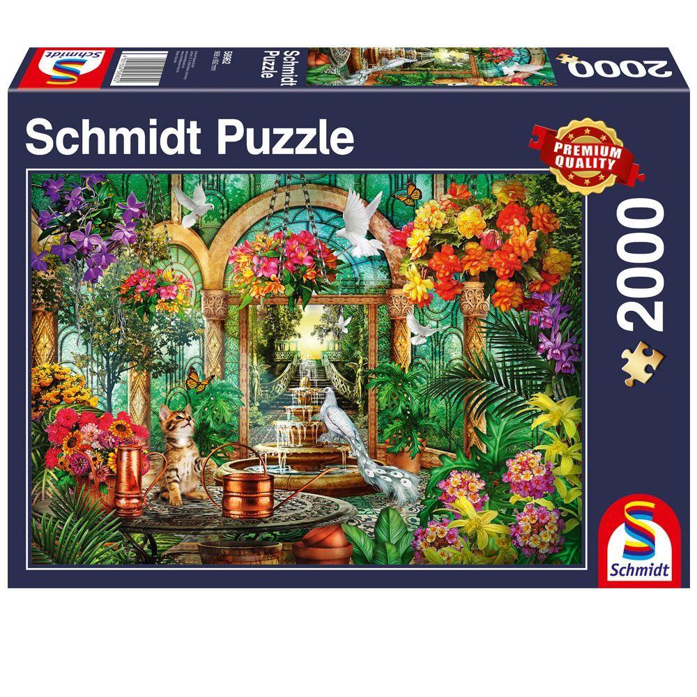 Puzzle 2.000 piezas Jardin de flores-0