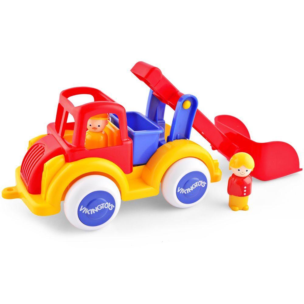 Juguete Camión pala jumbo 2 figuras caja-0