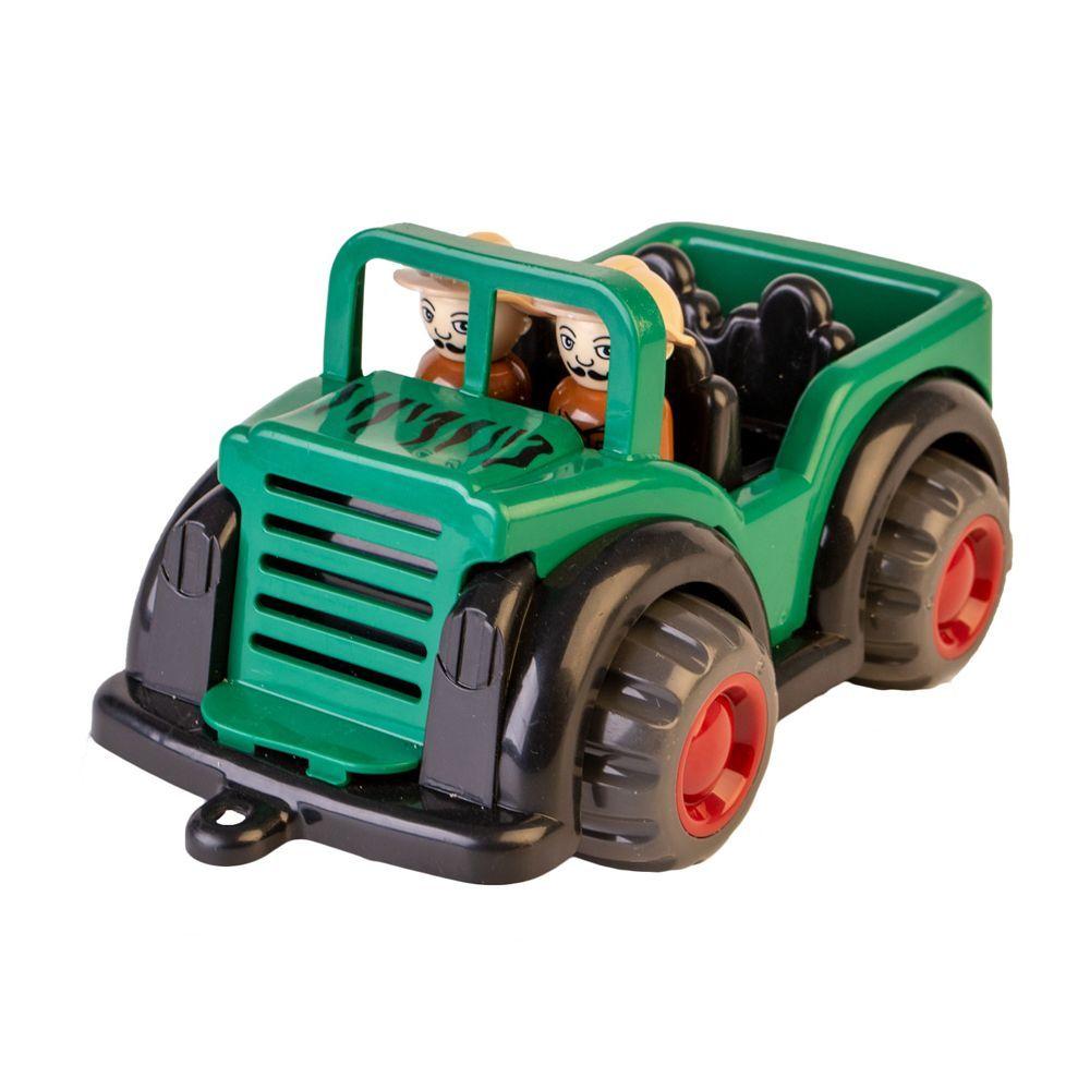 Juguete Jeep militar mighty 2 figuras caja-0