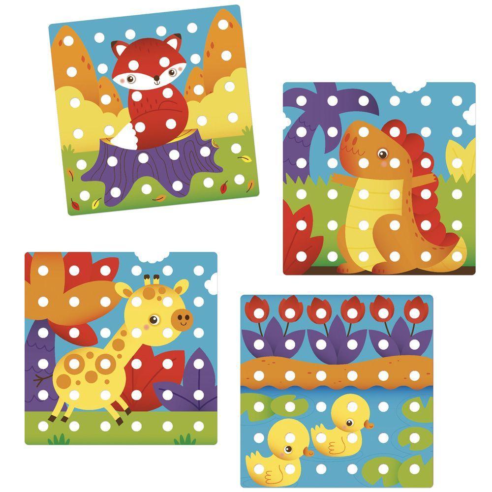 Juguete bebé Mosaico Jumbo Peggy Bio 45 piezas -3
