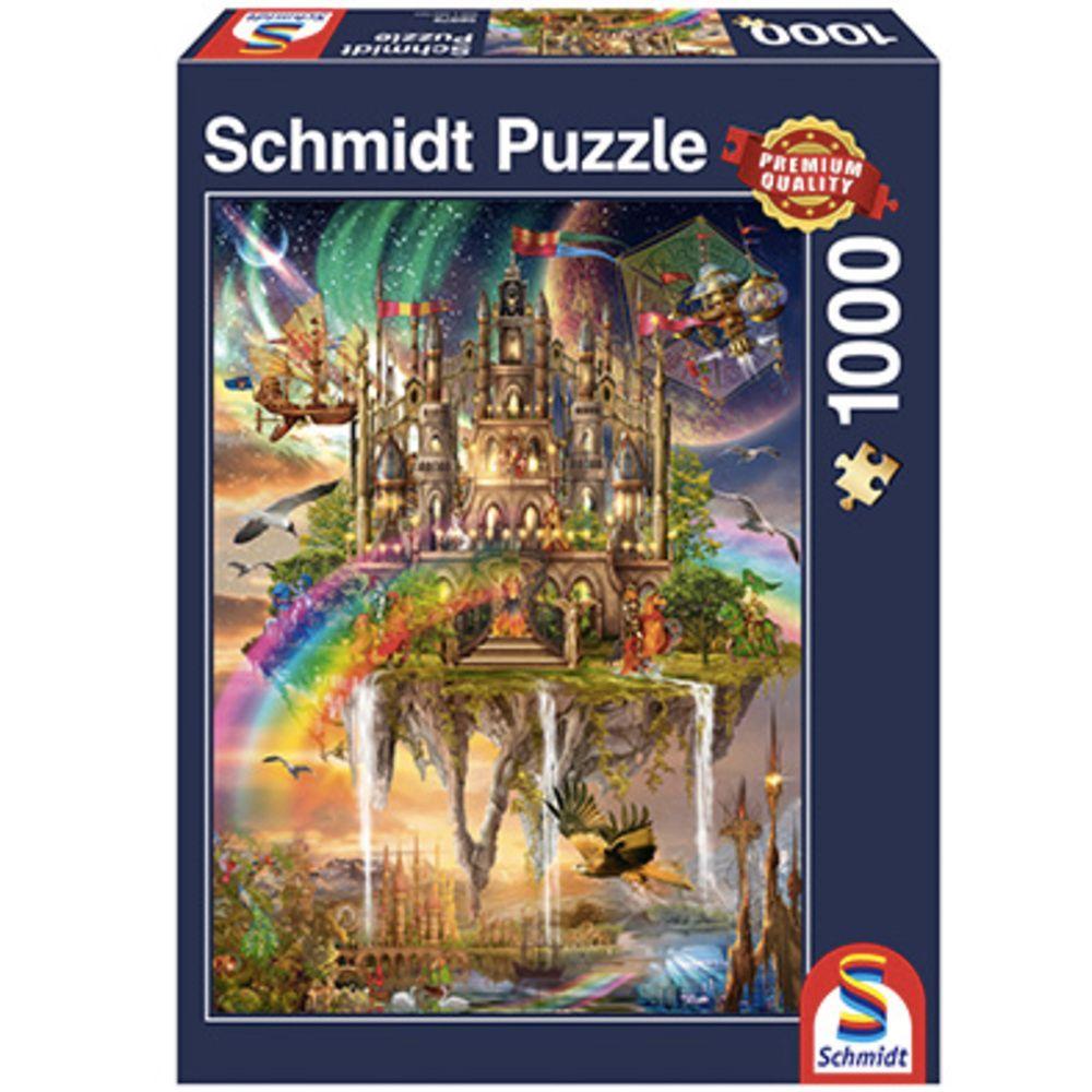 Puzzle 1.000 piezas Castillo en el cielo-0