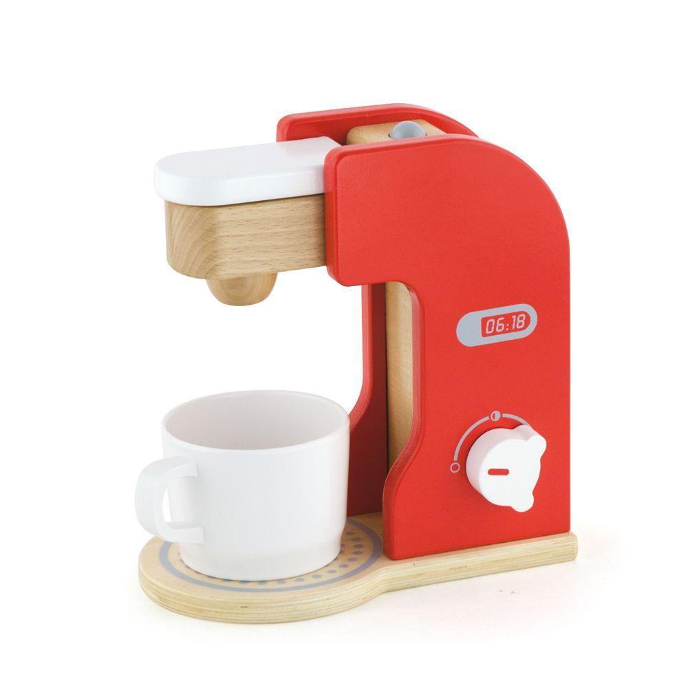  Juguete Madera Cafetera -0